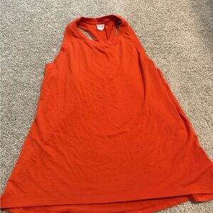 Athleta Orange Sleeveless Top